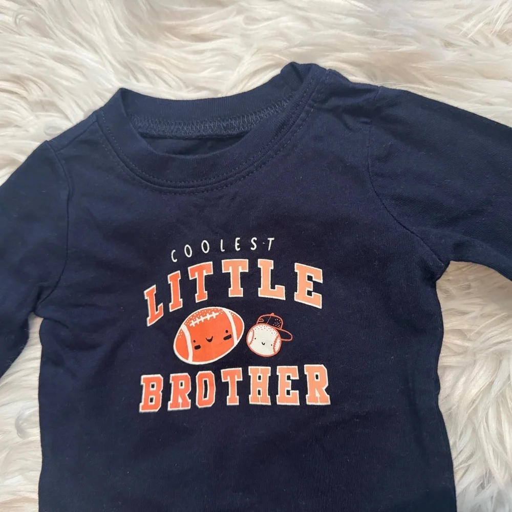 Carter’s Baby Boy 3M 4 Pc Bodysuit Jogger Pants‎ Bundle Football Car